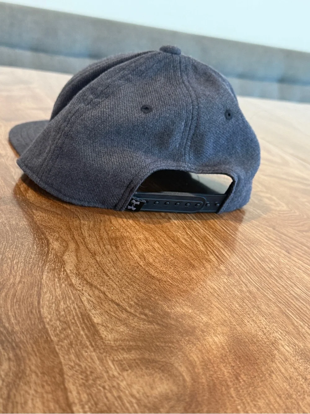 Under Armour Kids Charcoal Cap with White Logo